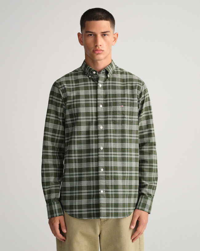 Regular Fit Oxford Check Shirt