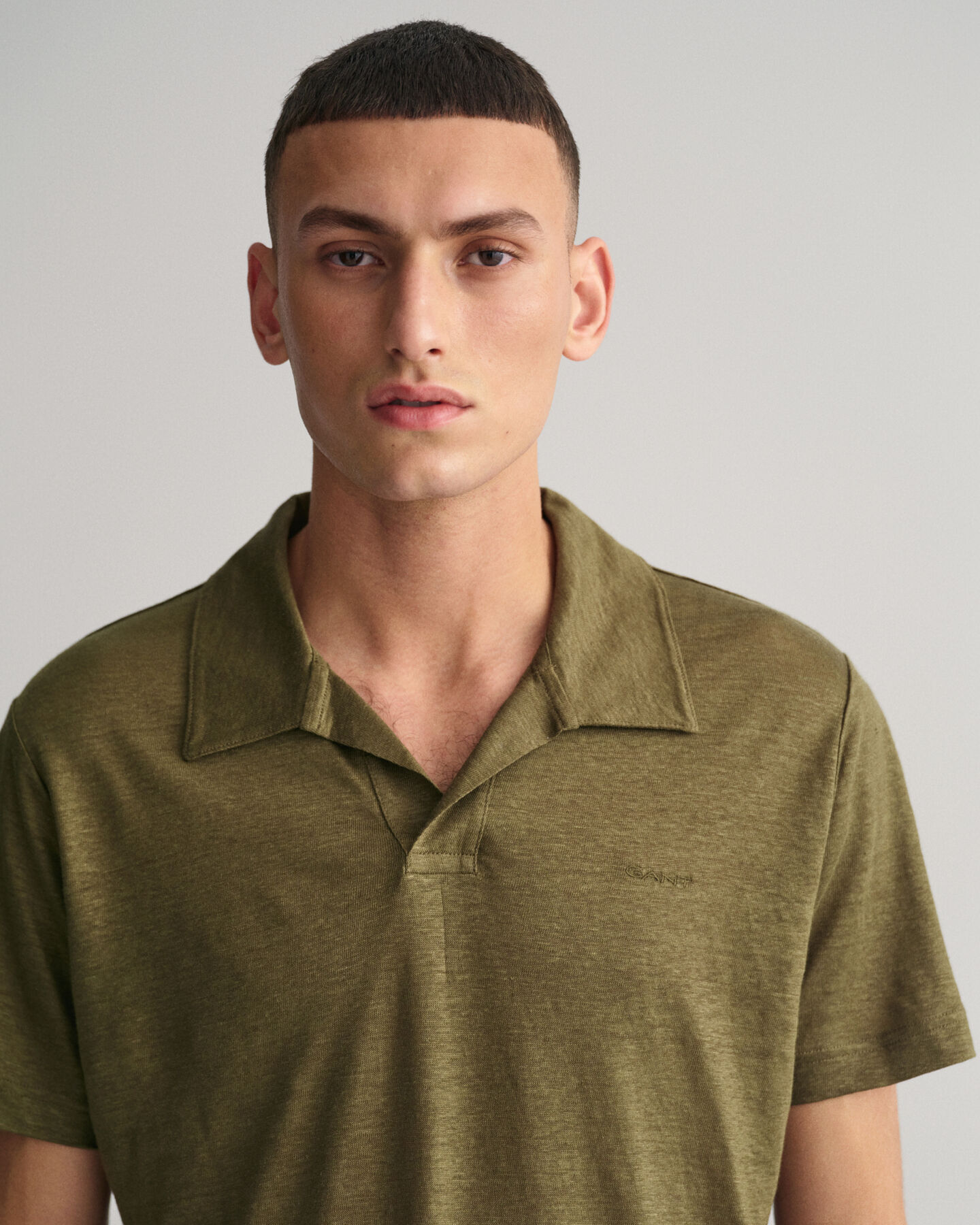 Linen Polo Shirt