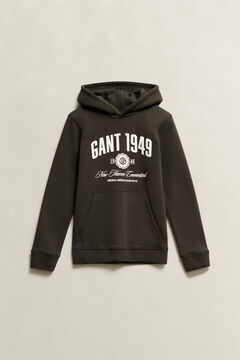 Teen Boys Collegiate Hoodie — DARK MOSS GREEN 2