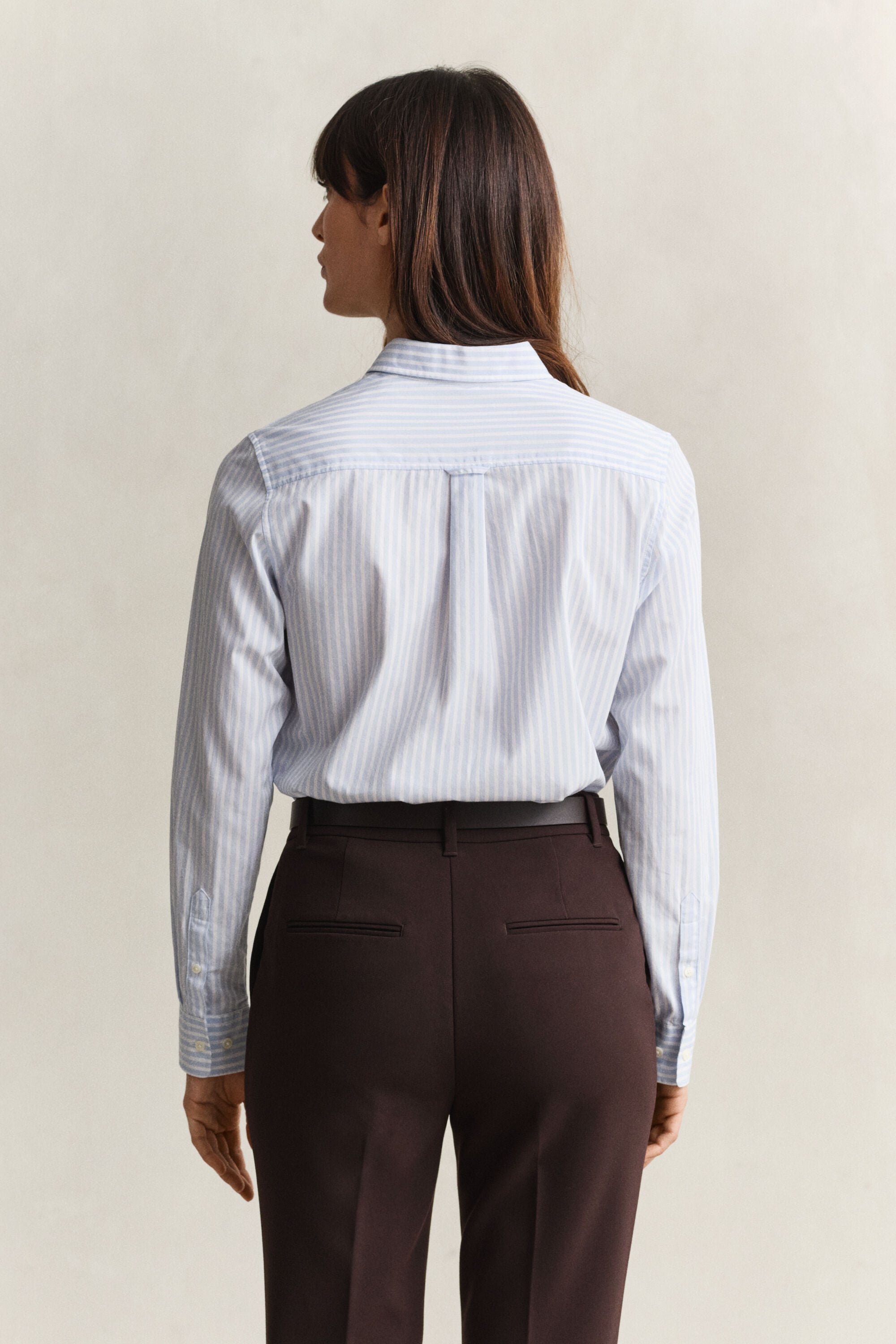 Classic Regular Striped Poplin Shirt
