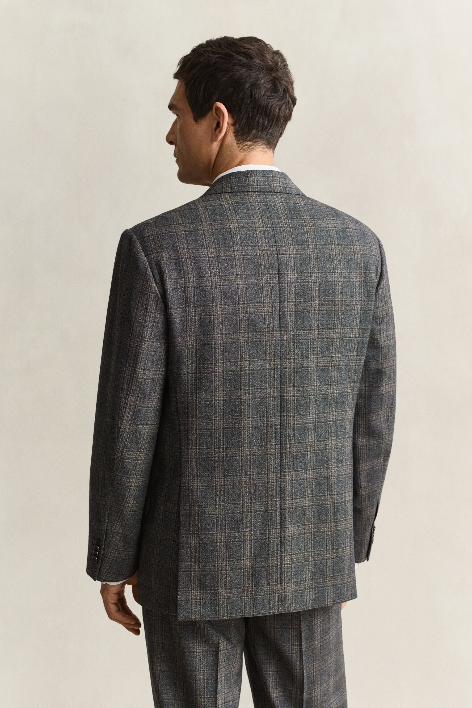 Glen Check Suit Jacket