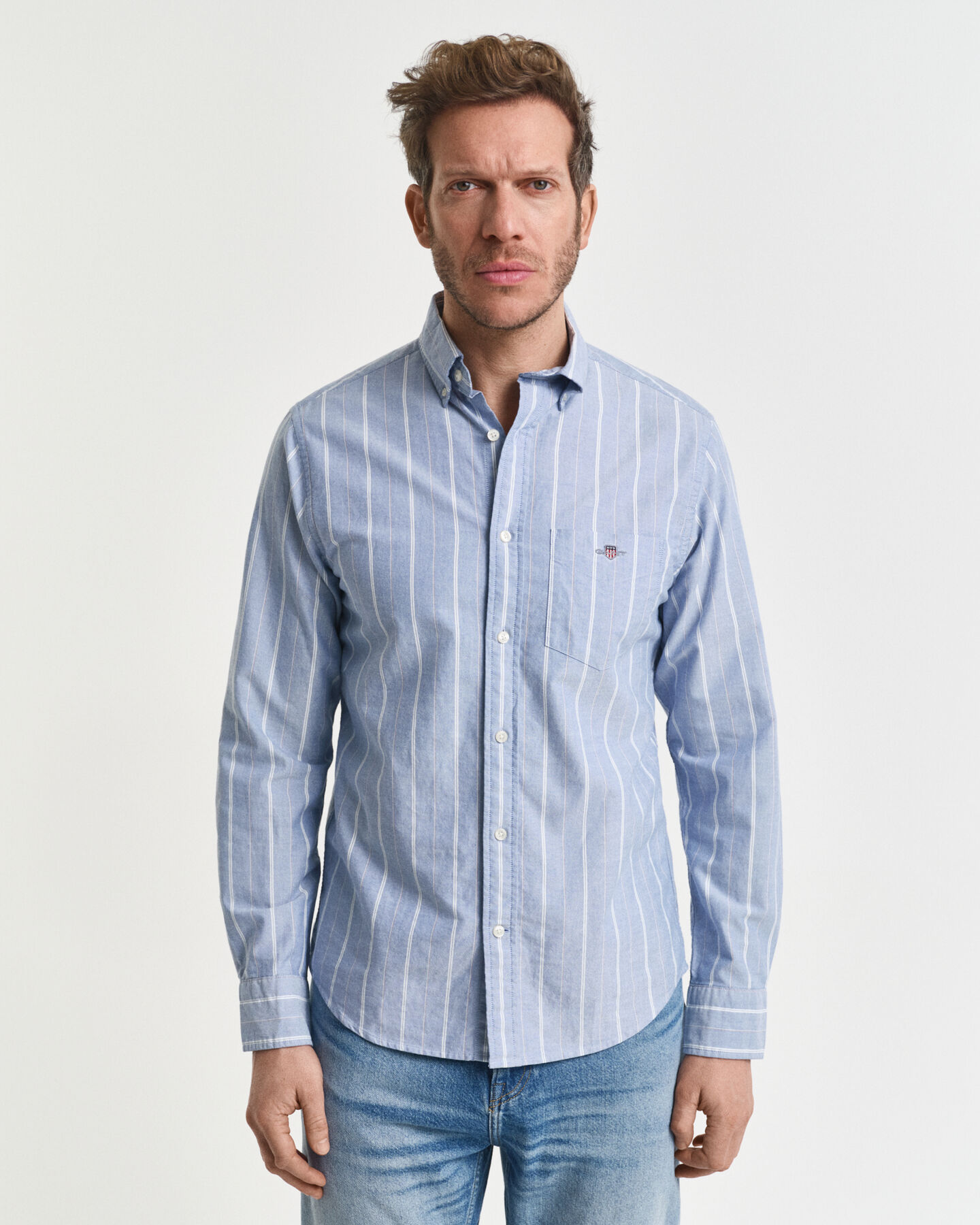 Regular Fit Striped Classic Oxford Shirt