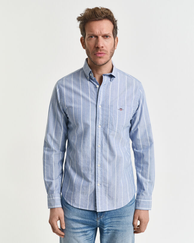 Regular Fit Striped Classic Oxford Shirt