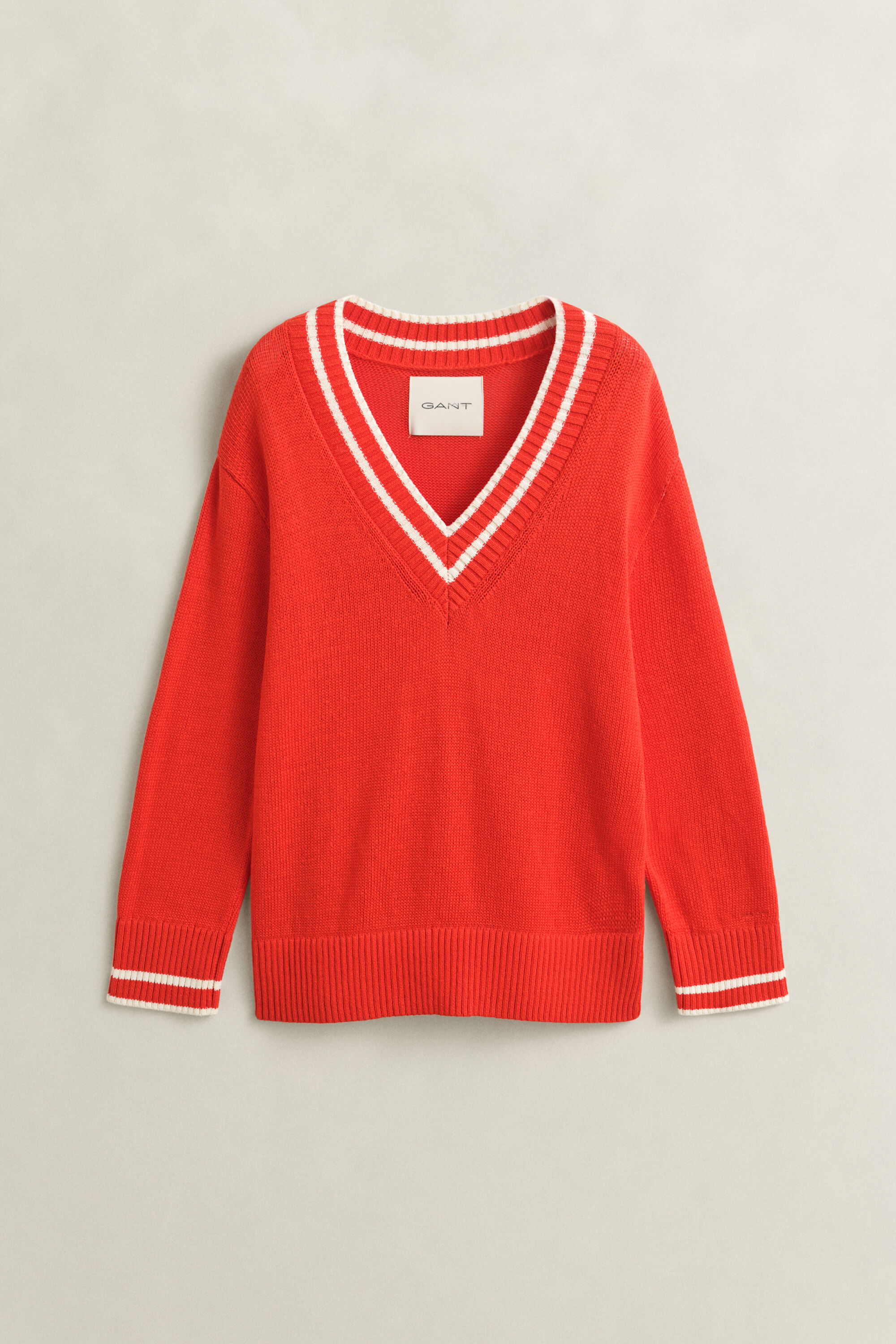 Cotton V-Neck Sweater
