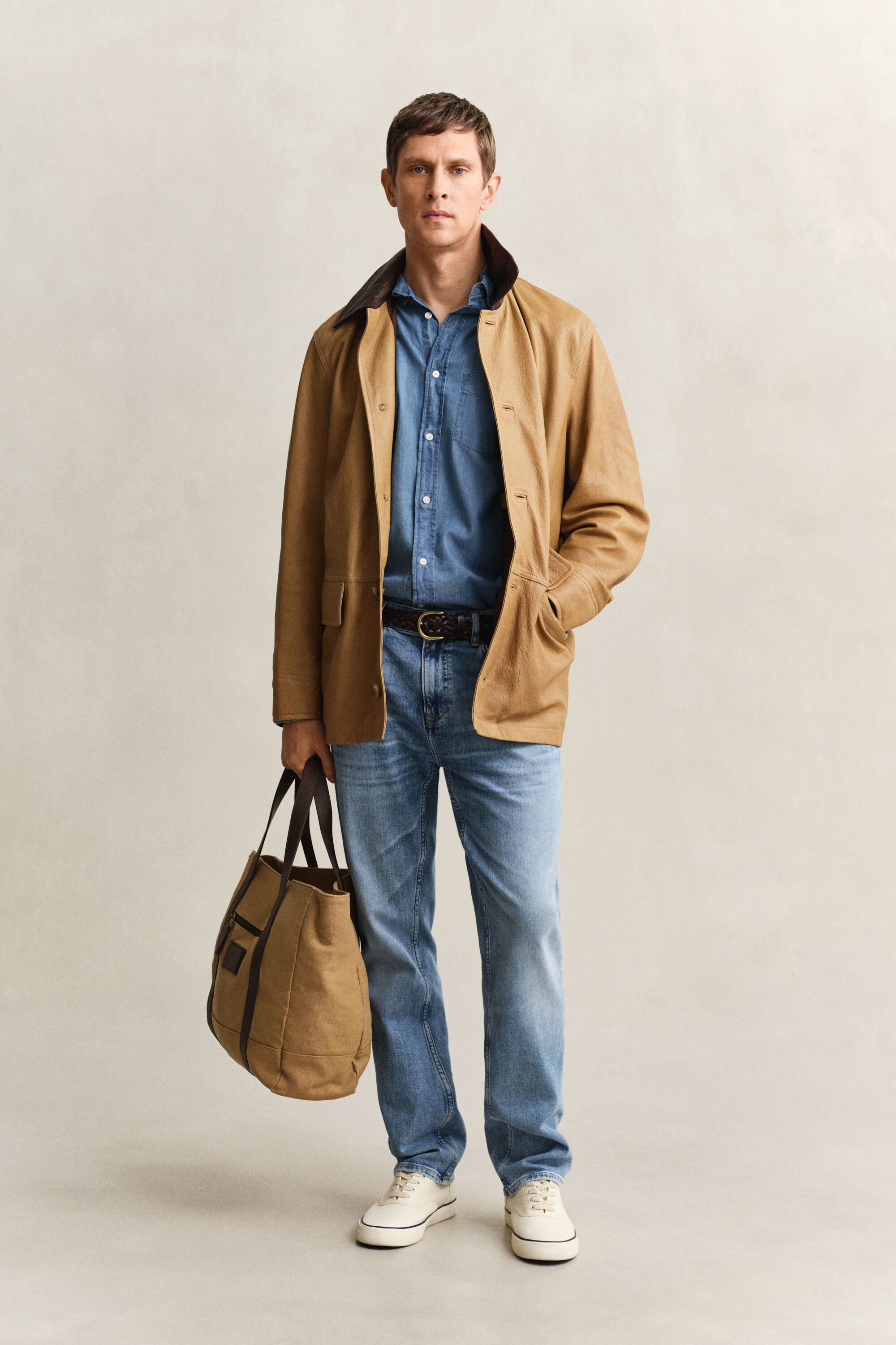 Regular Fit Indigo Shirt