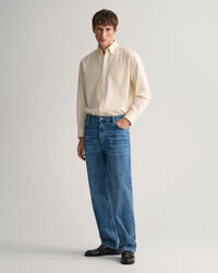 Relaxed Fit Stone Washed Jeans