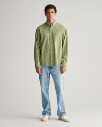 Relaxed Fit Dobby Striped Shirt