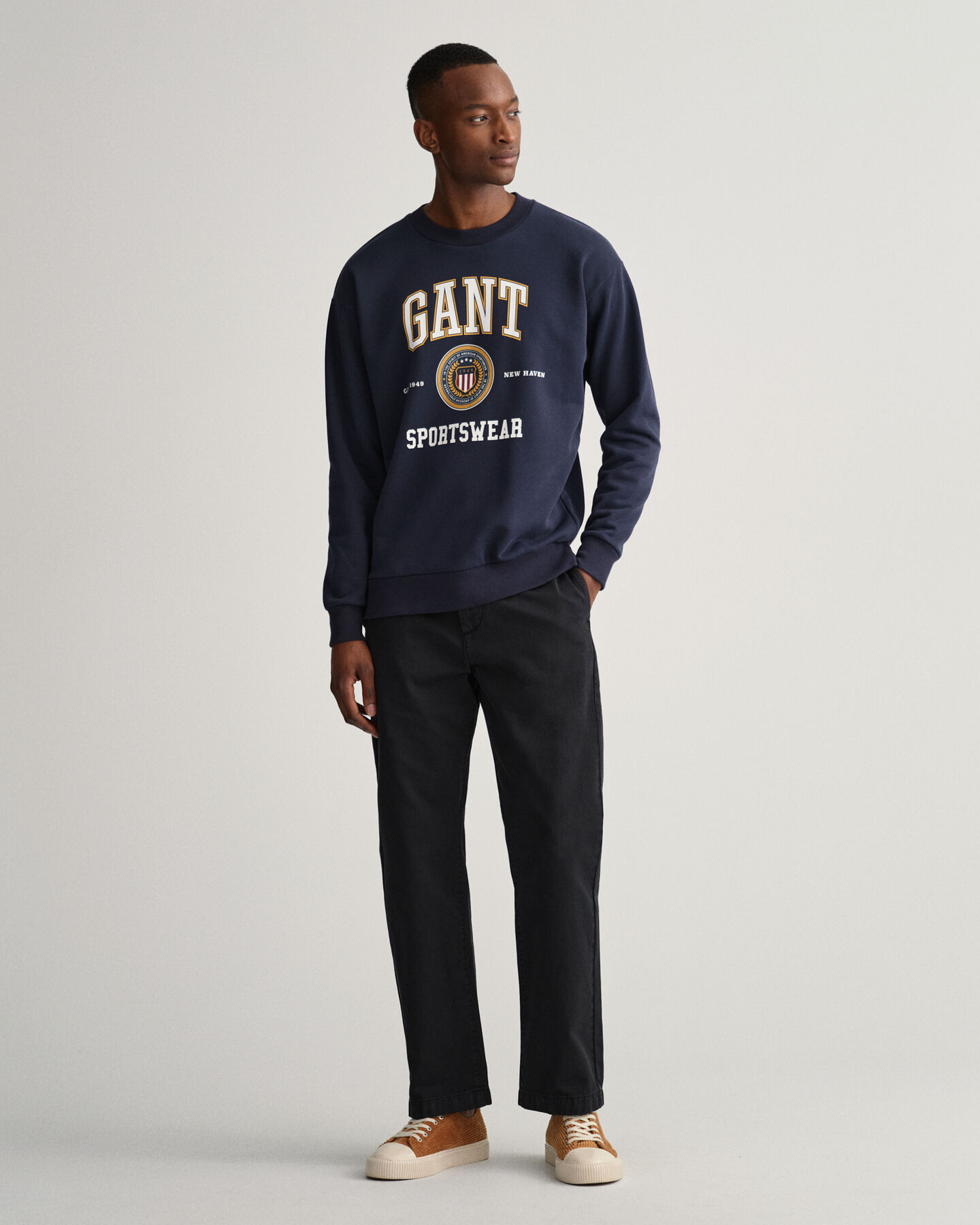 Crest Shield Crew Neck Sweatshirt