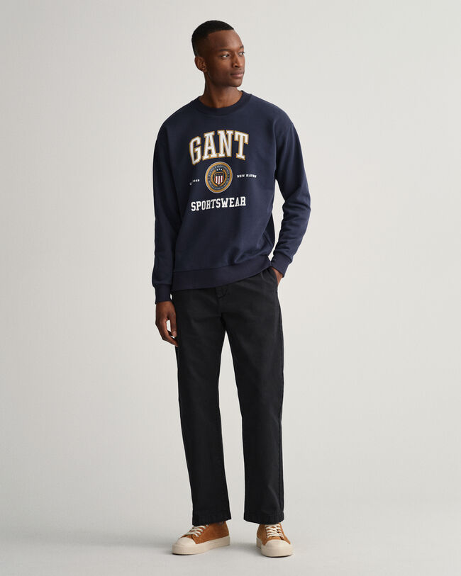 Crest Shield Crew Neck Sweatshirt