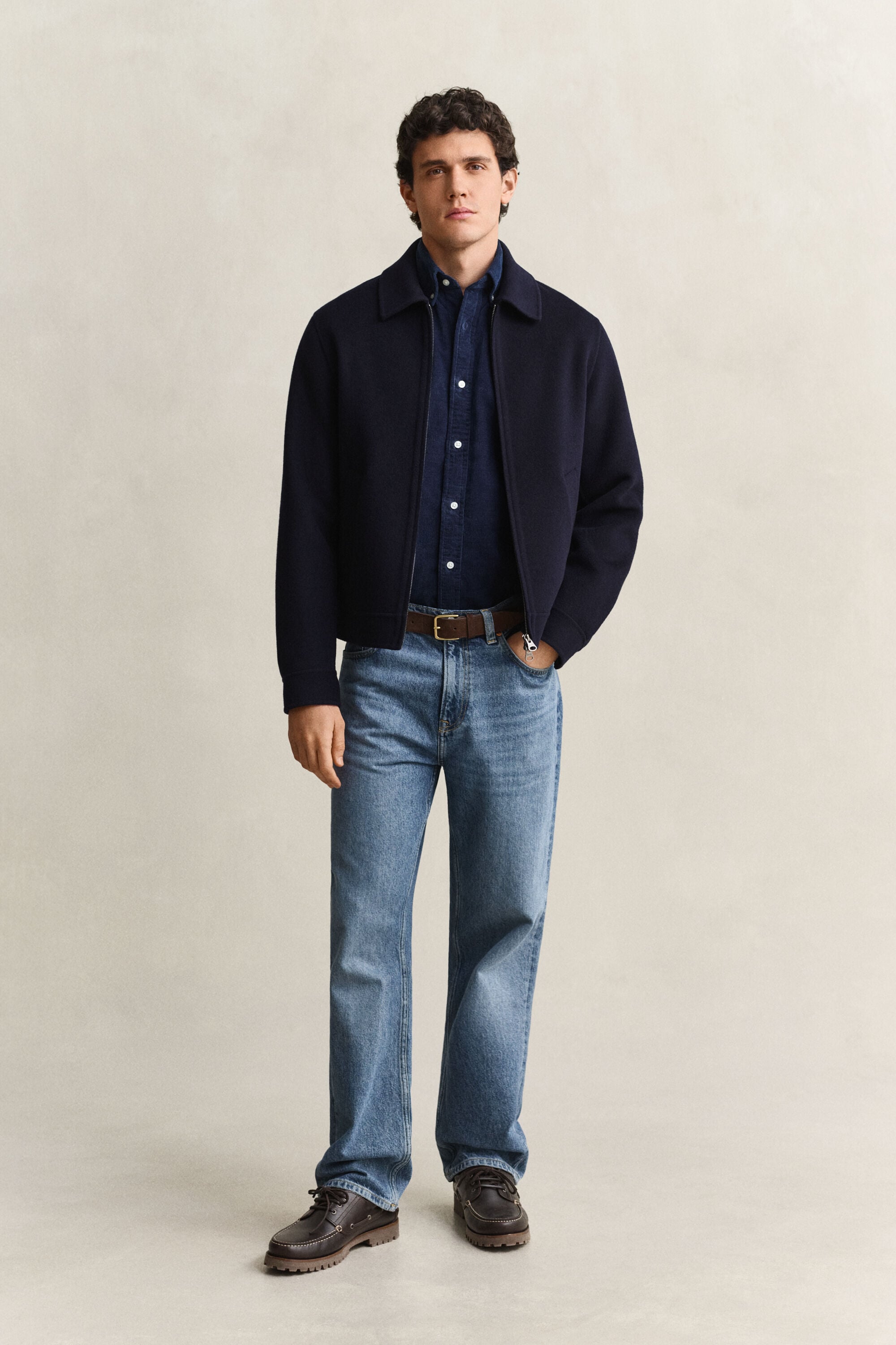 Indigo Corduroy Shirt