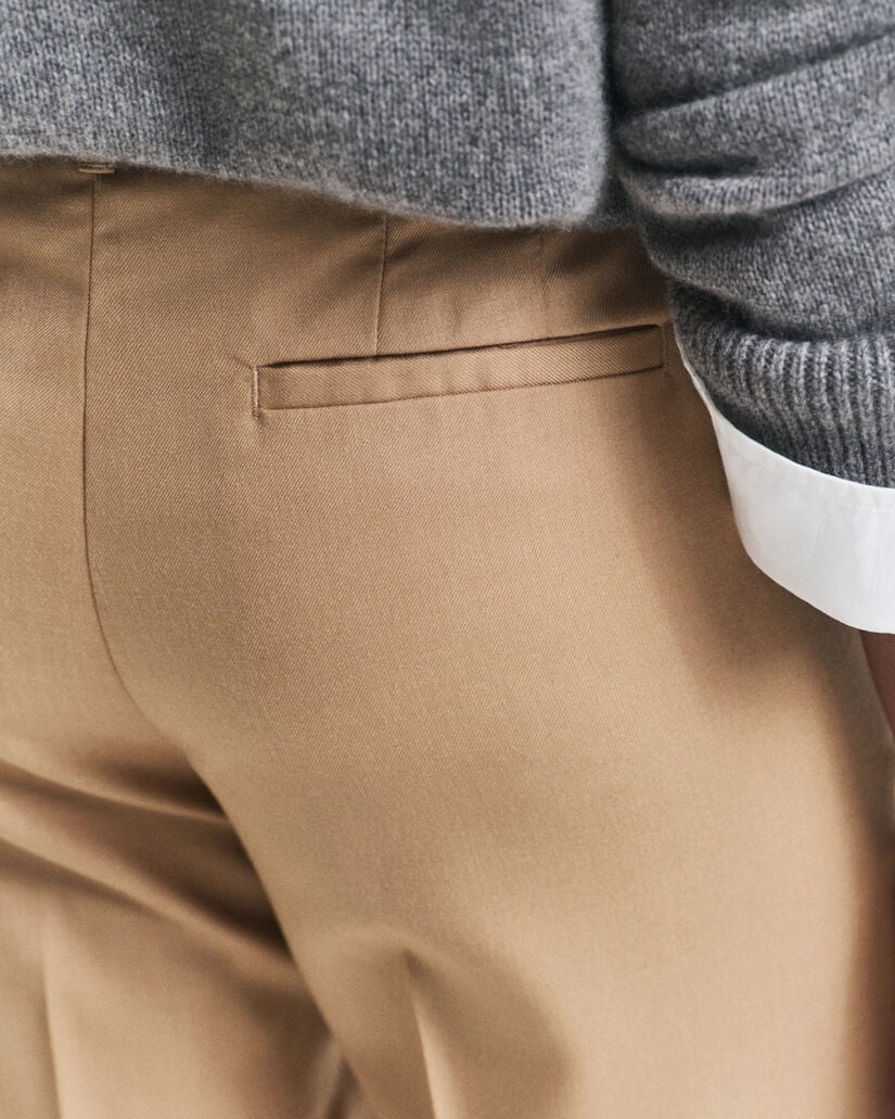 Tailored Wool Blend Pants