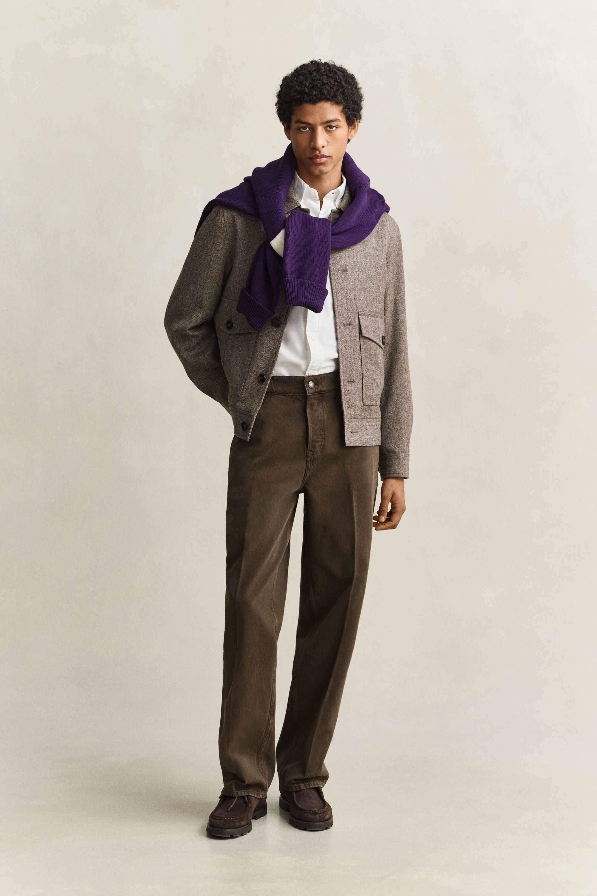 Mélange Wool Jacket