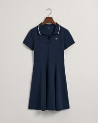 Teen Girls Piqu&eacute; Rugger Dress