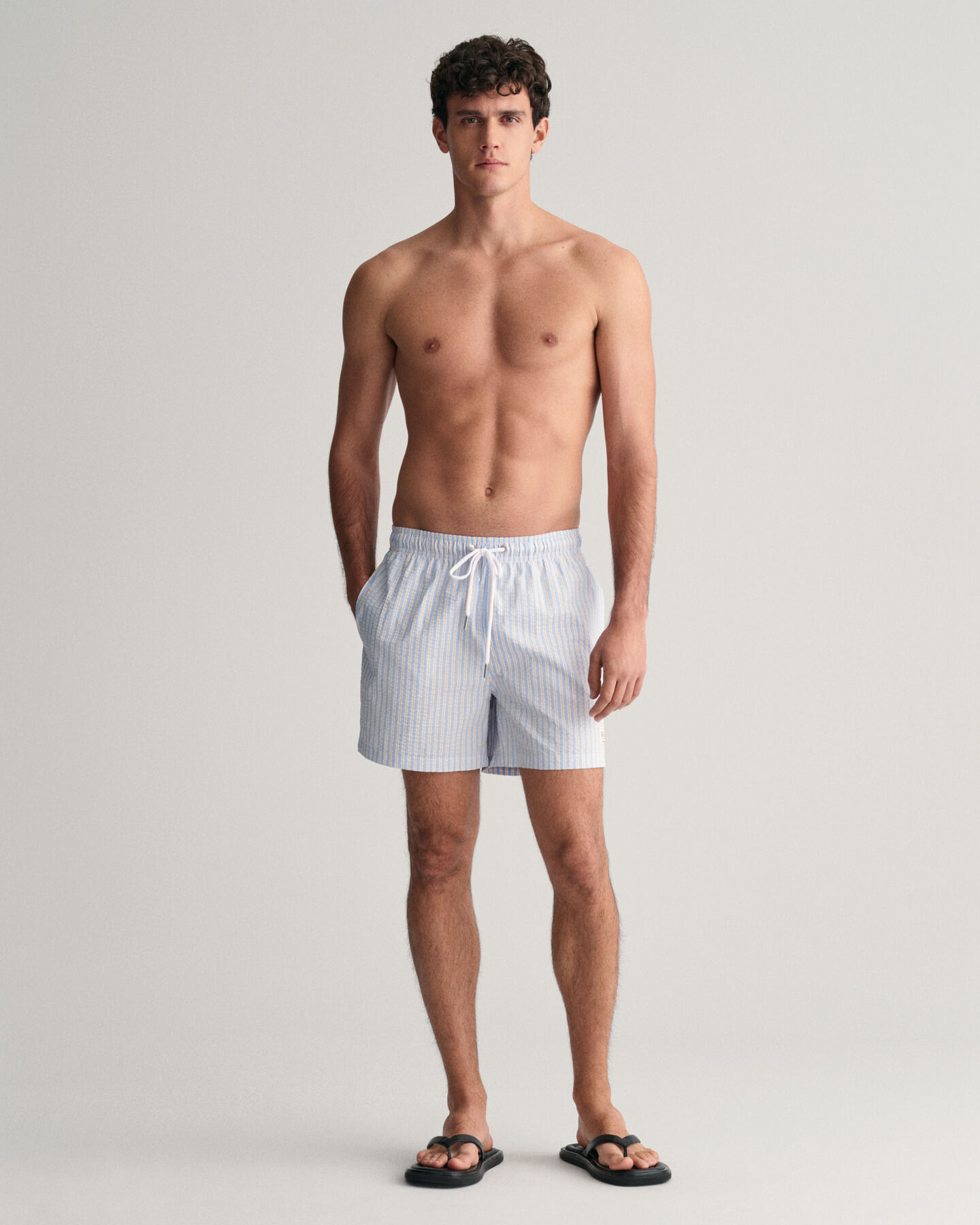 Seersucker Swim Shorts