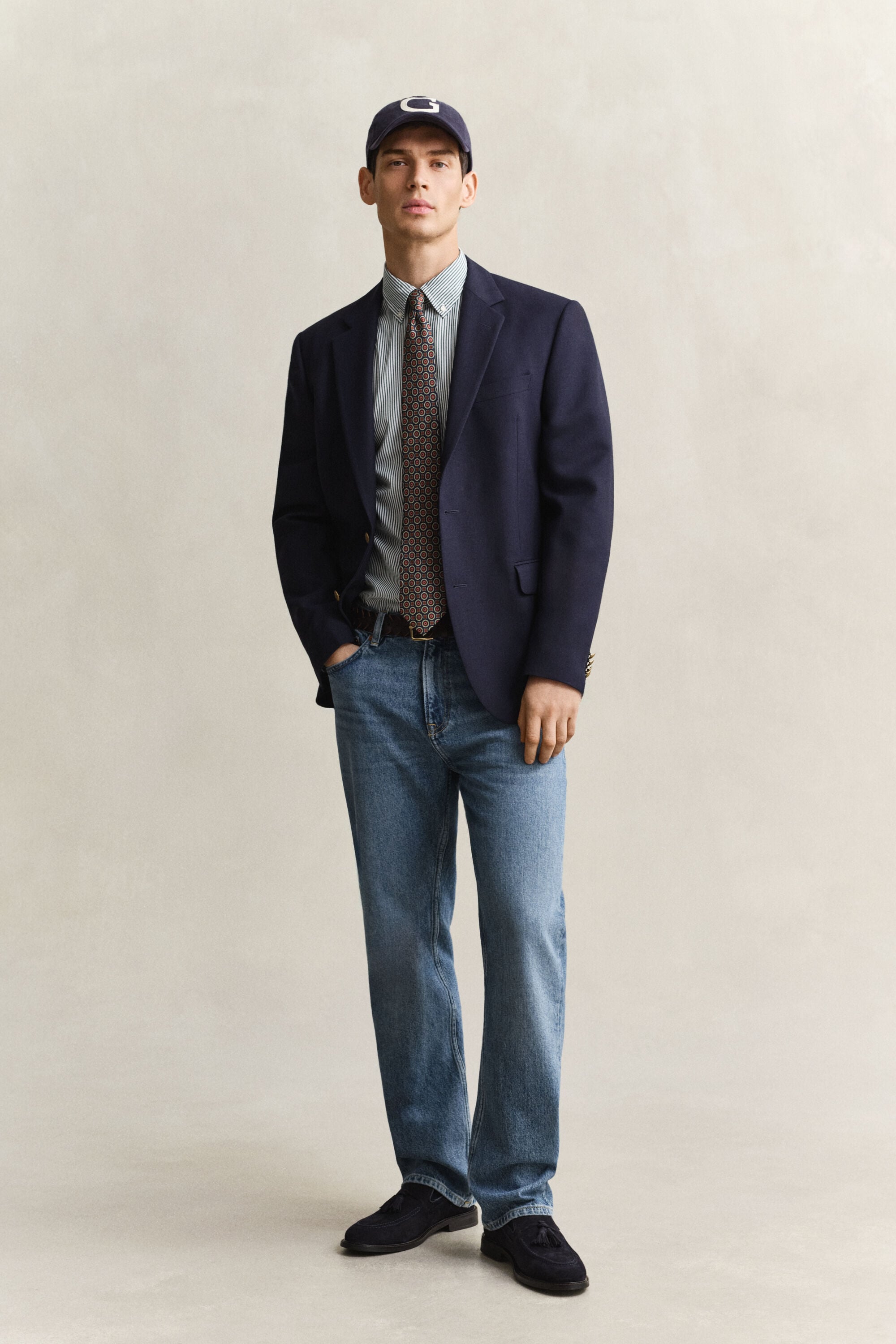 Banker Stripe Classic Poplin Shirt