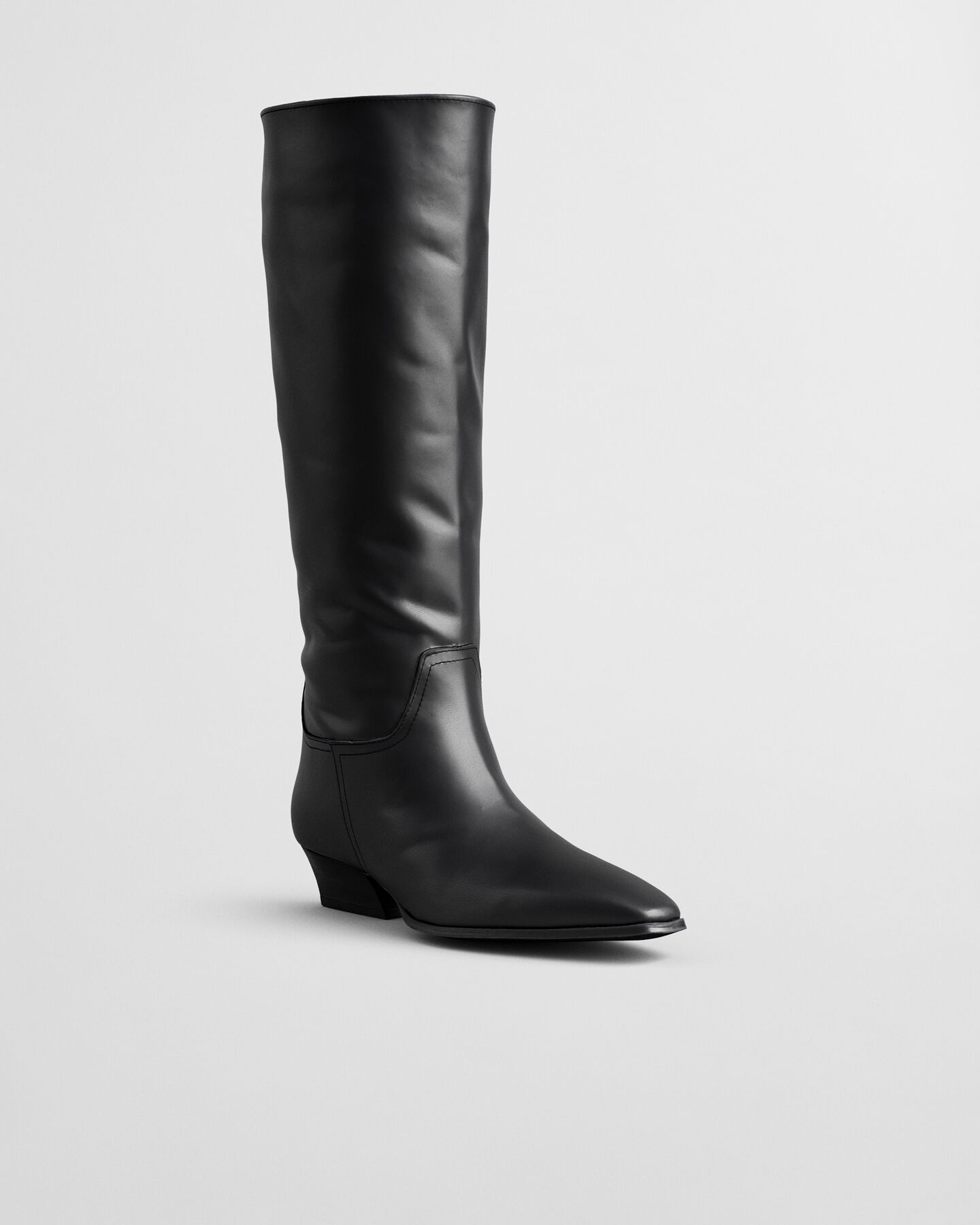 Bassotte Knee-High Leather Boots