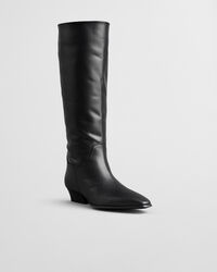 Bassotte Knee-High Leather Boots
