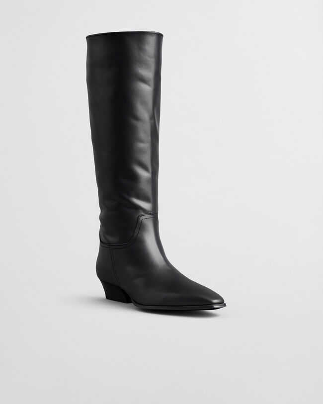 Bassotte Knee-High Leather Boots