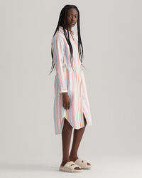 Multistripe Shirt Dress