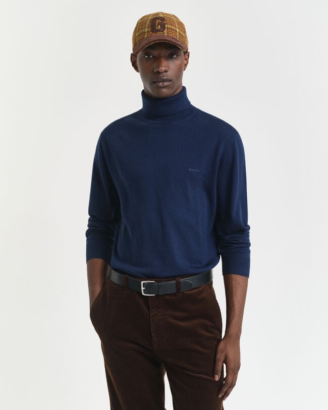 Extra Fine Merino Wool Turtleneck Sweater
