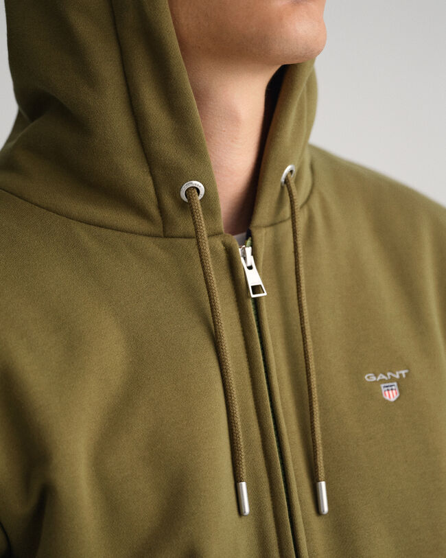 Sherpa Fleece Zip Sweat Hoodie