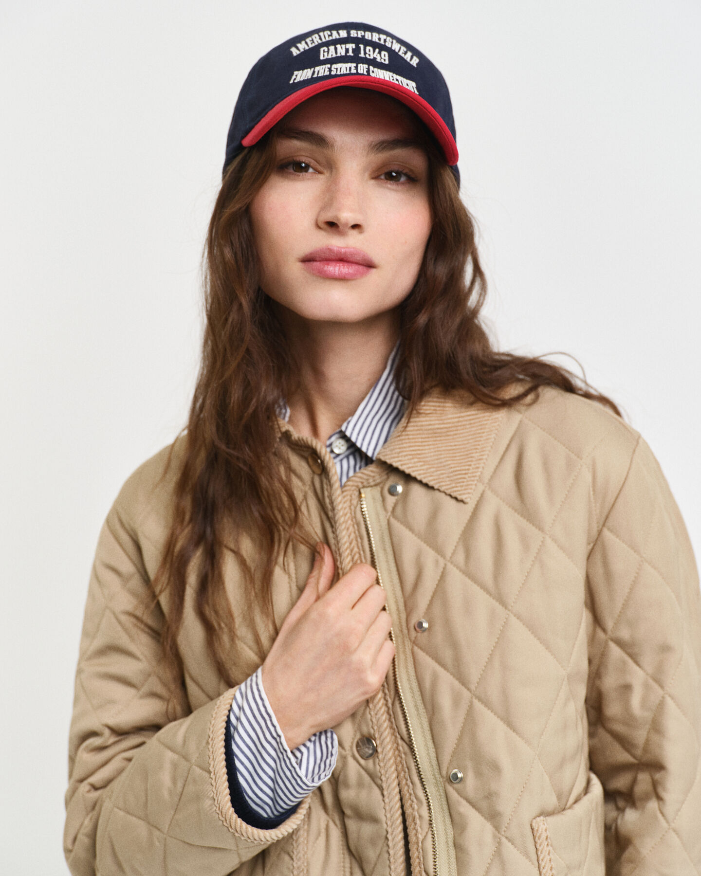 Quilted Corduroy Detailed Jacket