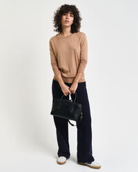 Fine Knit Crew Neck Sweater