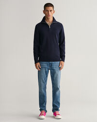 Supima Cotton Half-Zip Sweater