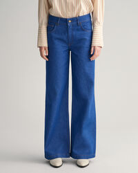 Wide Leg Bright Blue Jeans