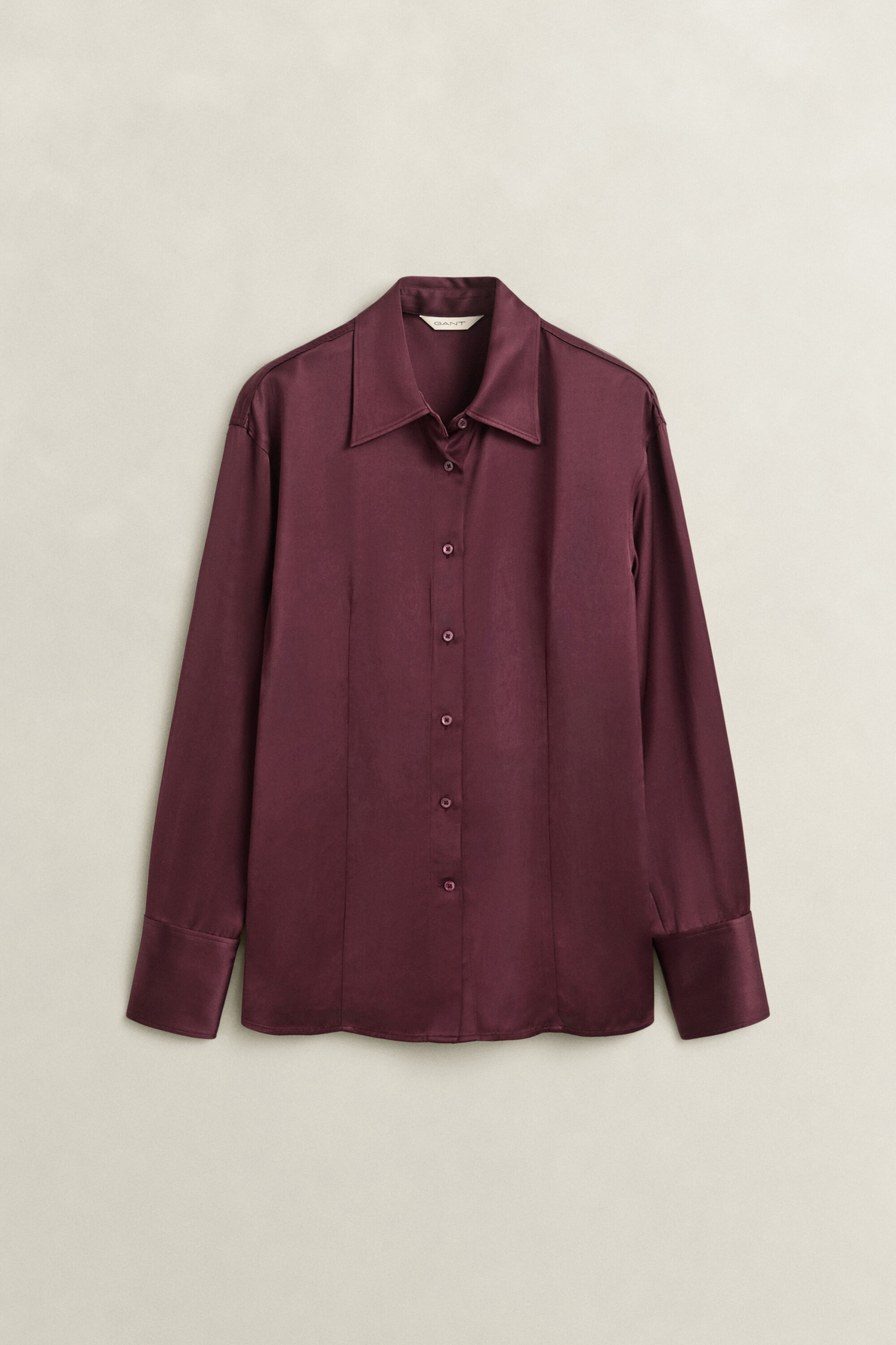 Slim Shirt — DARKENED WINE