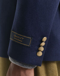 Slim Fit Wool Flannel Club Blazer