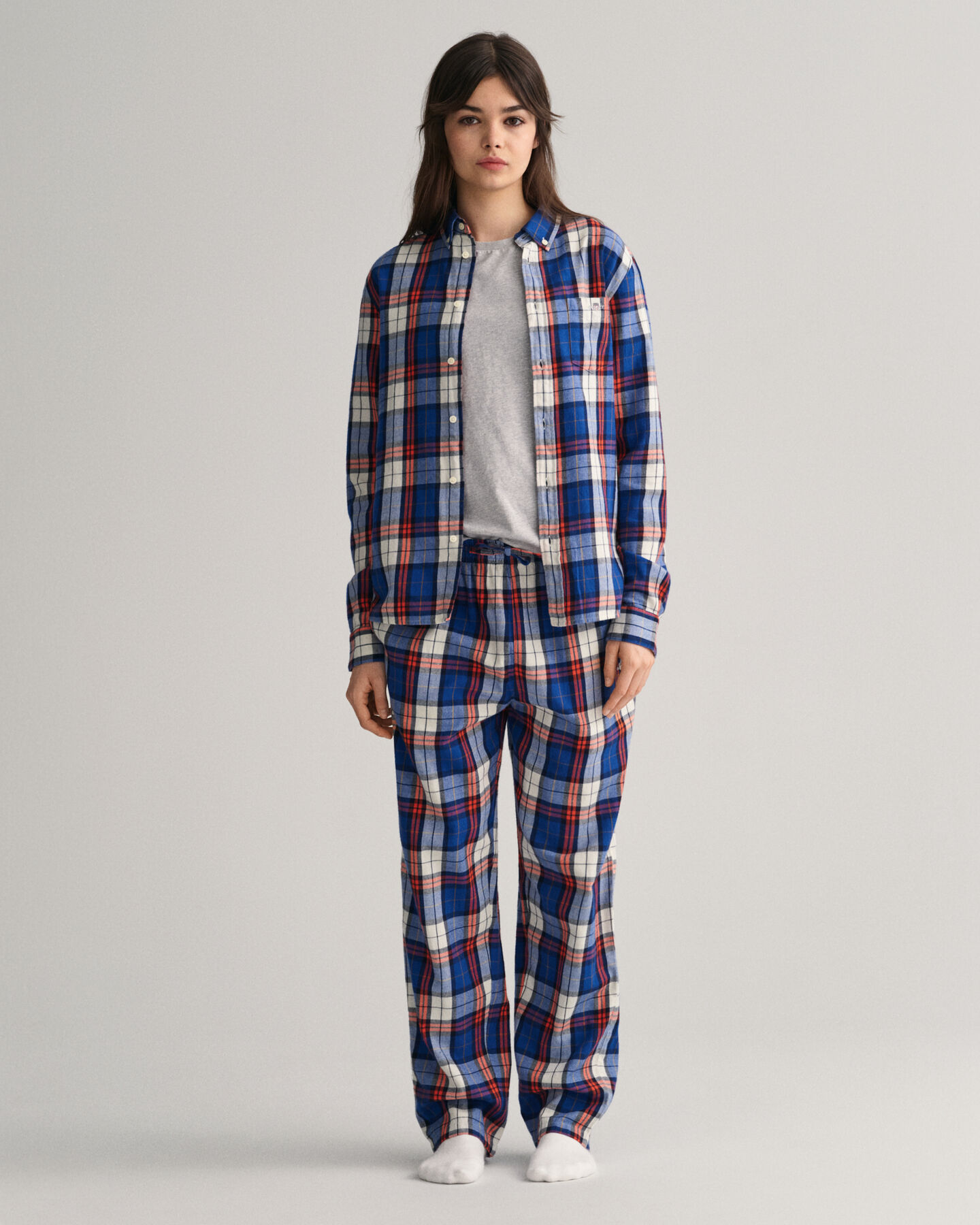 Teens Multi Checked Pajama Pants