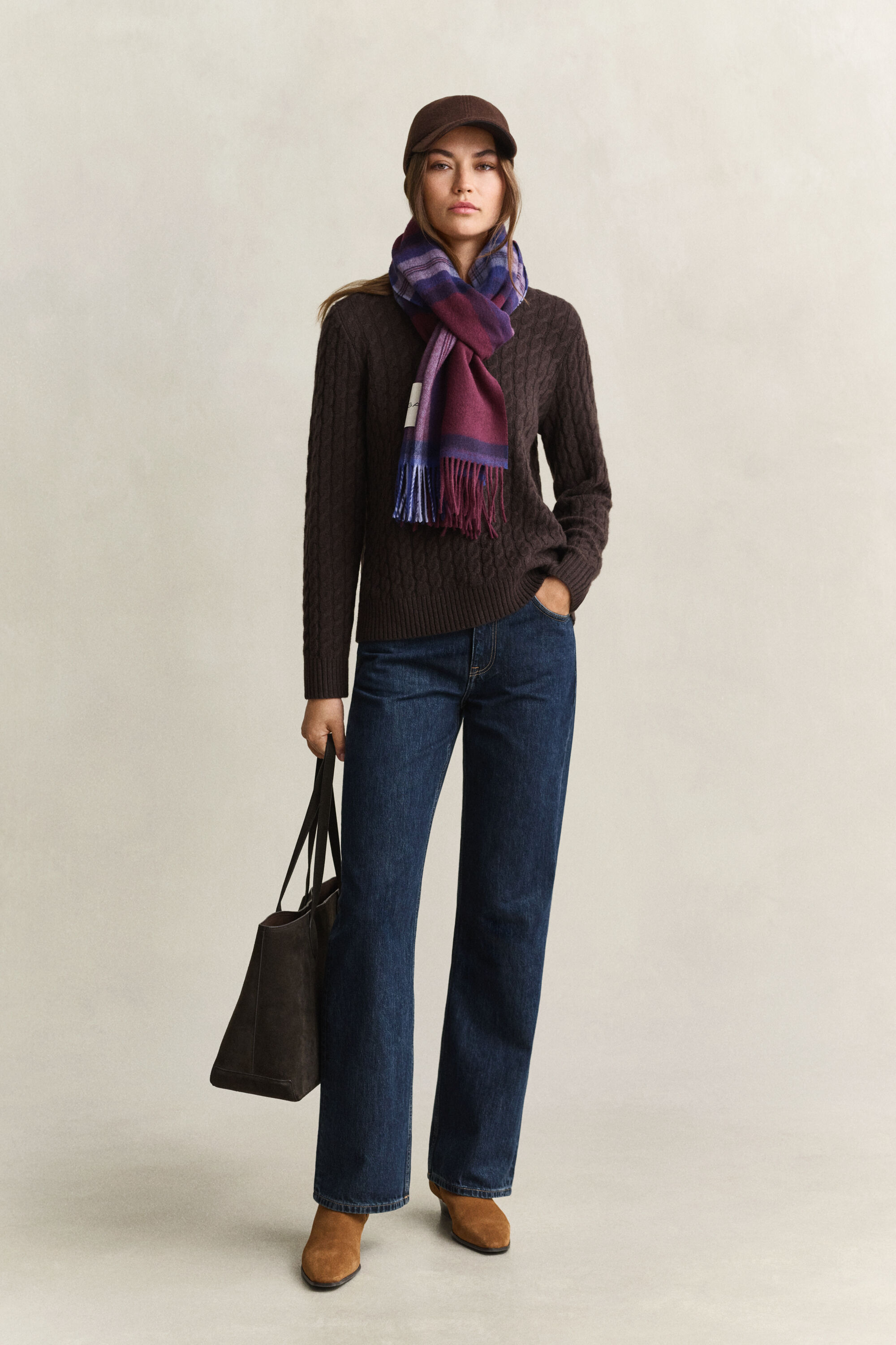 Cashmere Cable Knit Sweater