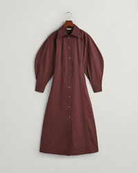 Volume Sleeve Shirt Dress