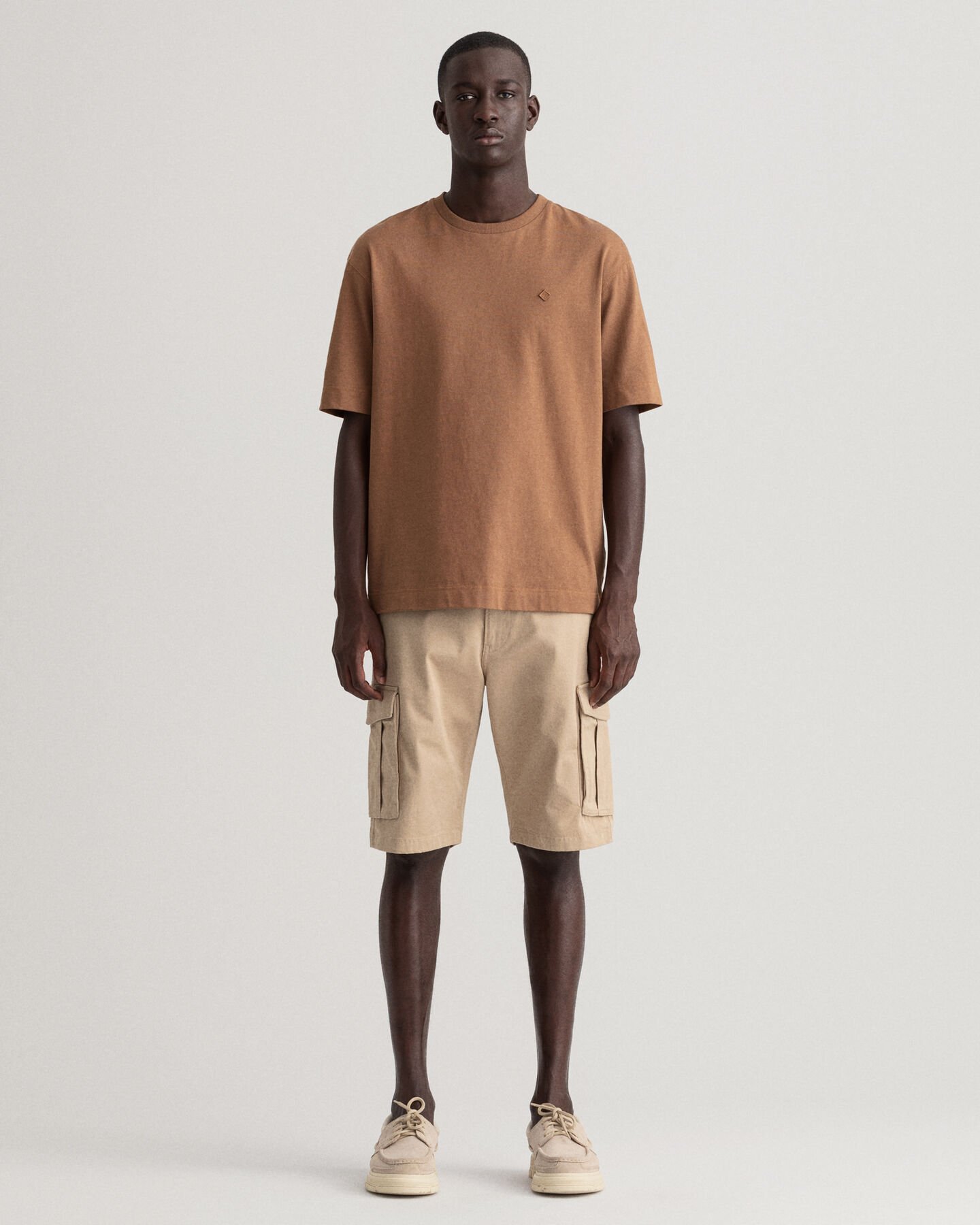 Relaxed Fit Twill Cargo Shorts