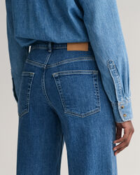 Cropped Wide Leg Jeans