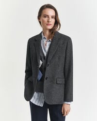 Regular Fit Wool Houndstooth Blazer