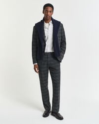 Slim Fit Glen Check Suit Pants