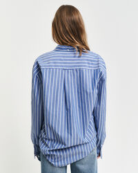 Relaxed Fit Striped Heritage Poplin Shirt