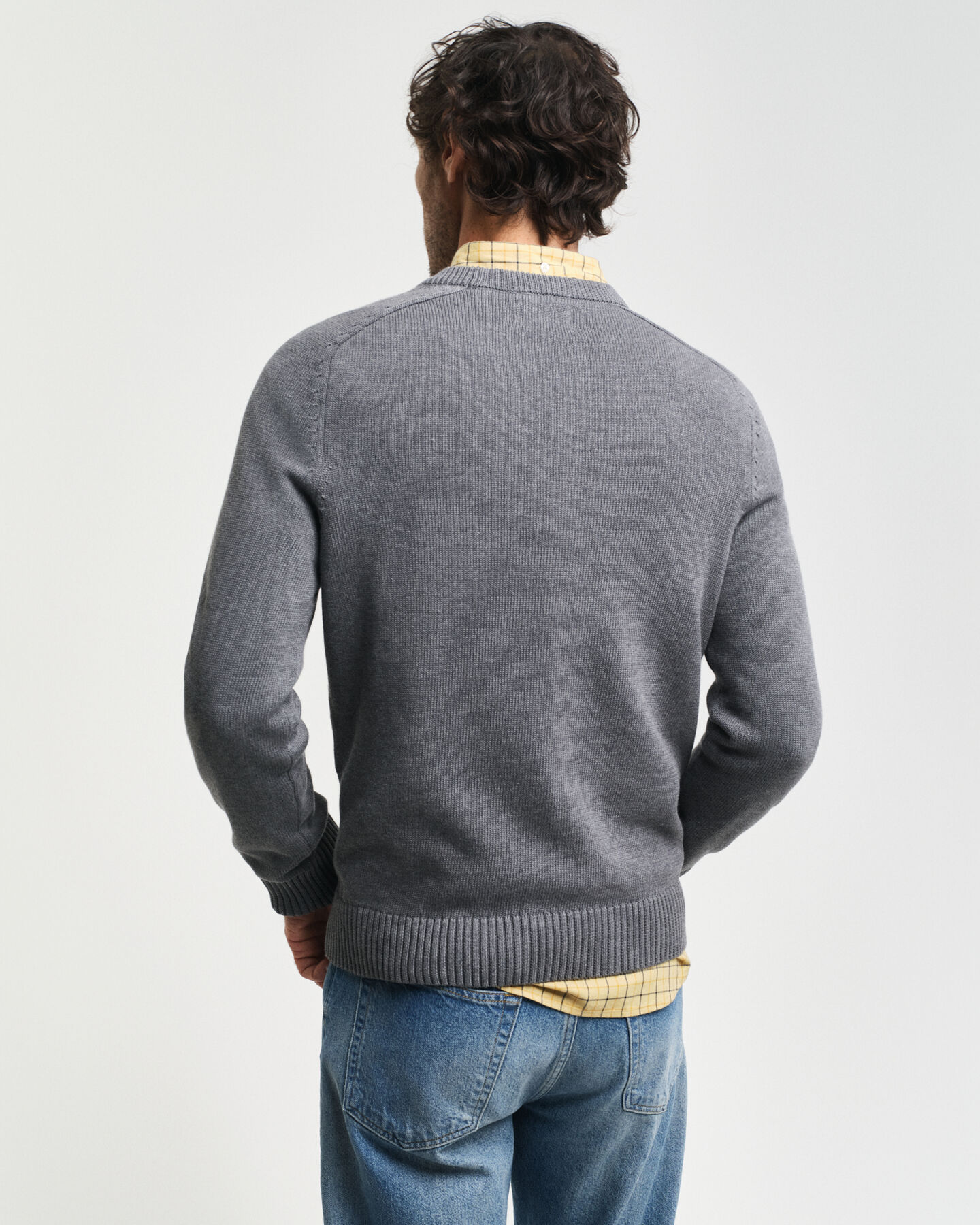 Casual Cotton Crew Neck Sweater