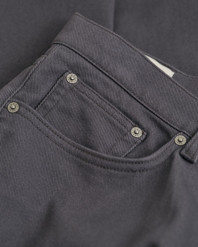 Slim Fit Soft Twill Jeans