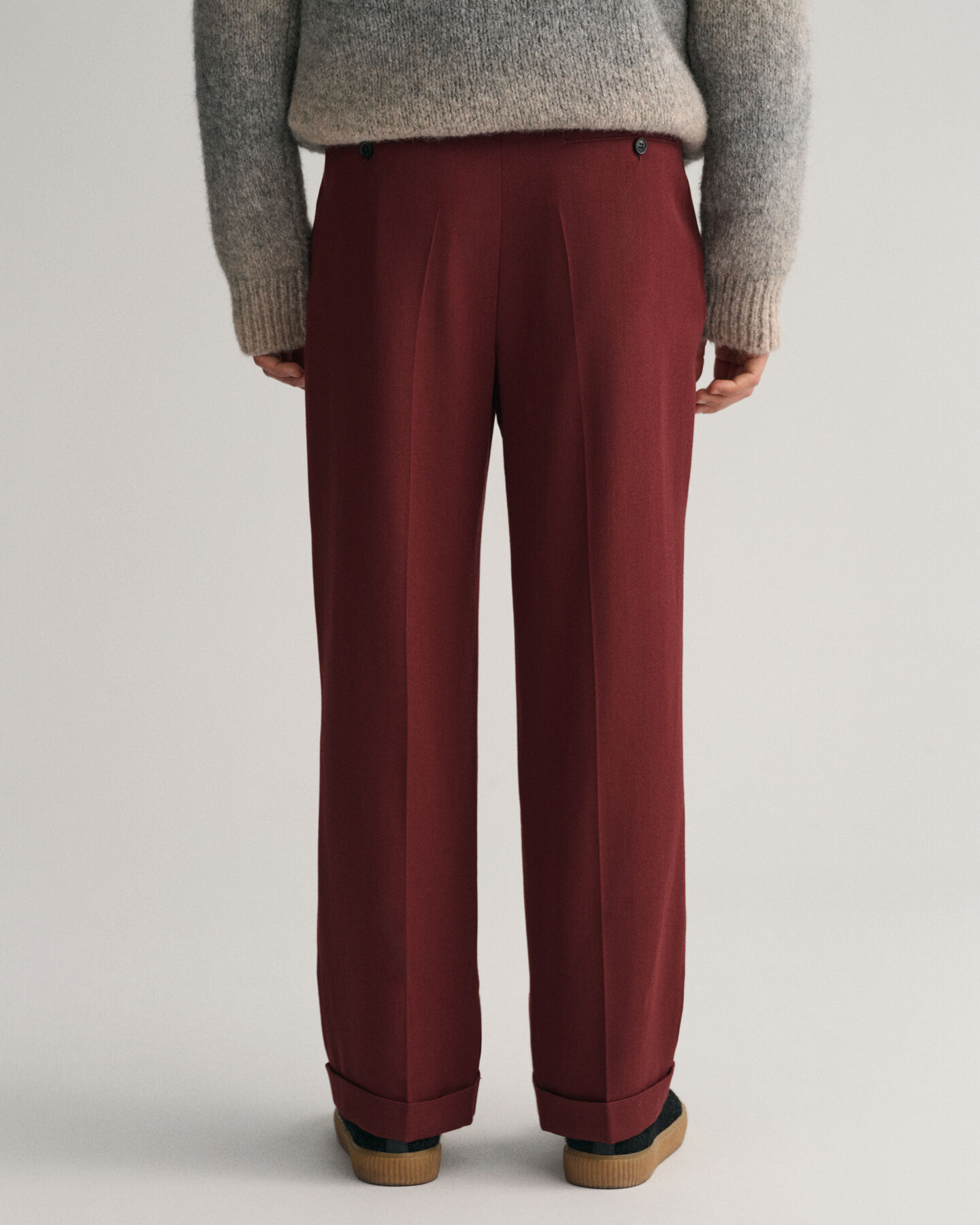 Wool Twill Suit Pants
