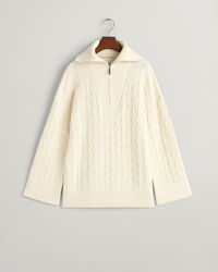 Herringbone Half-Zip Sweater