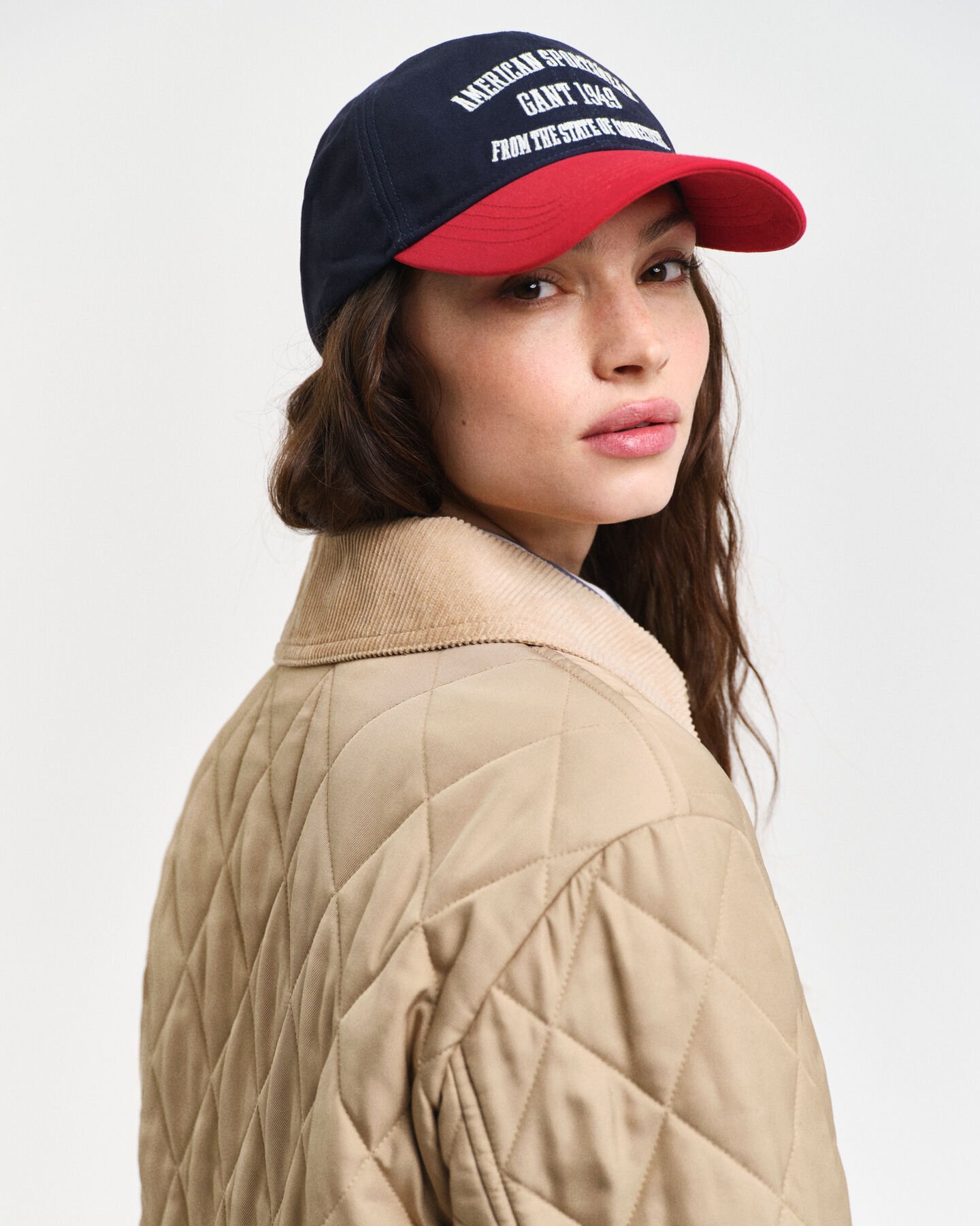 Quilted Corduroy Detailed Coat