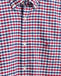 Regular Fit 2-Color Gingham Oxford Shirt