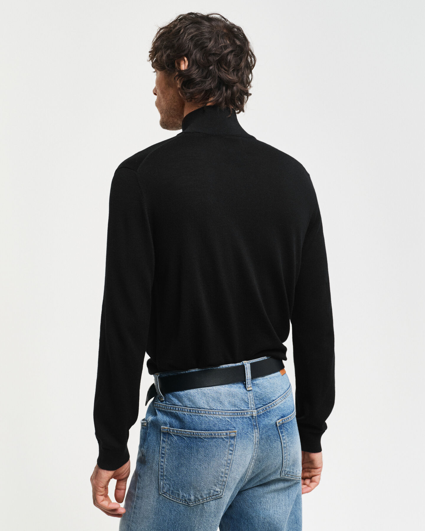 Extra Fine Merino Wool Half-Zip Sweater
