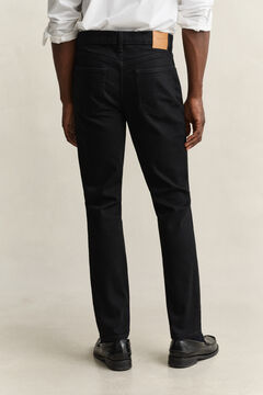 Slim Clean Wash Jeans — BLACK 4