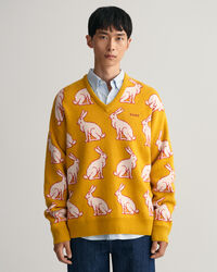Lunar New Year V-Neck Sweater