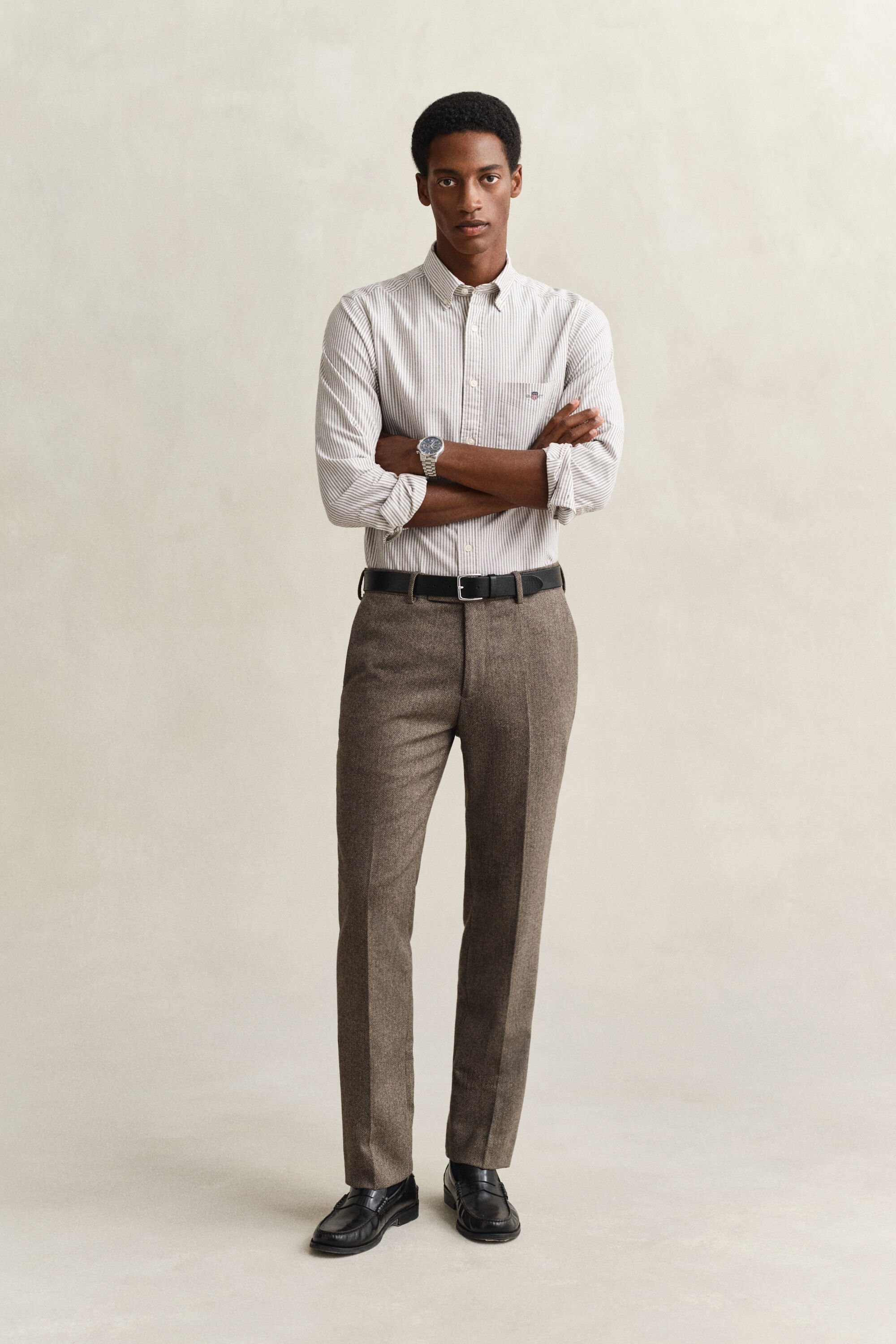 Banker Stripe Classic Oxford Shirt