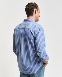 Relaxed Fit Striped Heritage Poplin Shirt